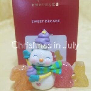 Hallmark 2021 Sweet Decade Series Christmas Ornament